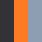 HYDROGEN BLUE/BLACK/WHITE/TOTAL ORANAGE